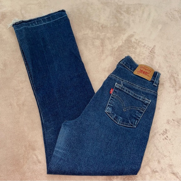 Vintage Levi’s 517 slim fray  Jean size W24/L28 - Picture 3 of 12